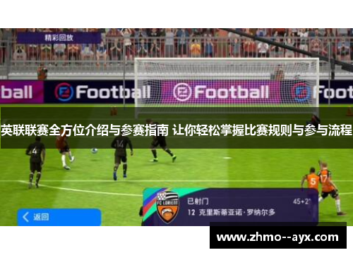 英联联赛全方位介绍与参赛指南 让你轻松掌握比赛规则与参与流程
